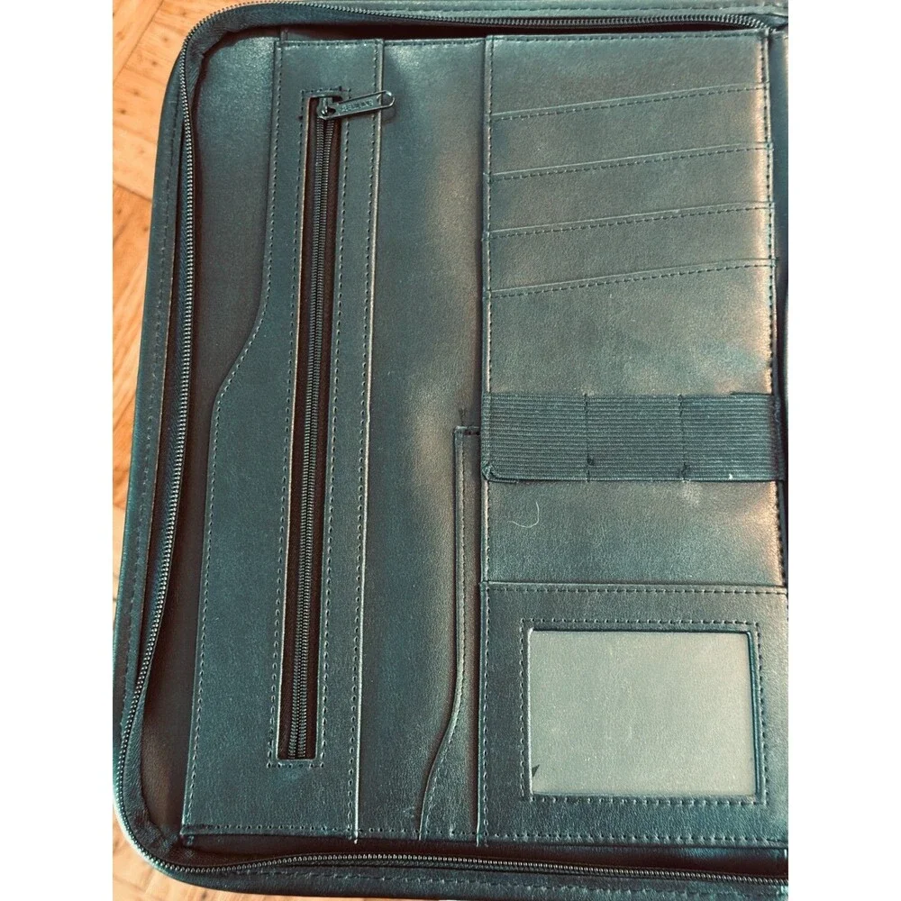 Gemline Zippered Black Portfolio Organizer 10 X 13.5